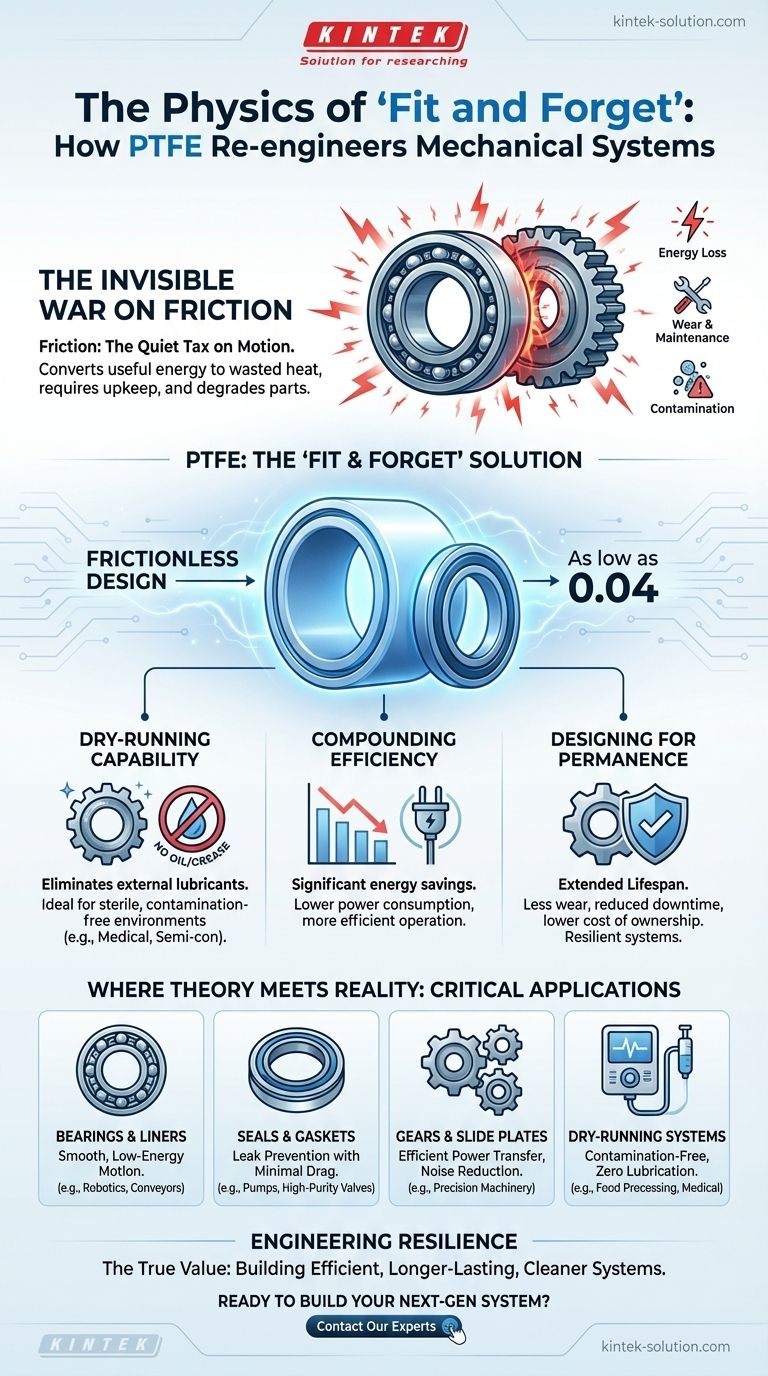 PTFE如何重塑机械系统：“安装即忘”的物理学 图解指南