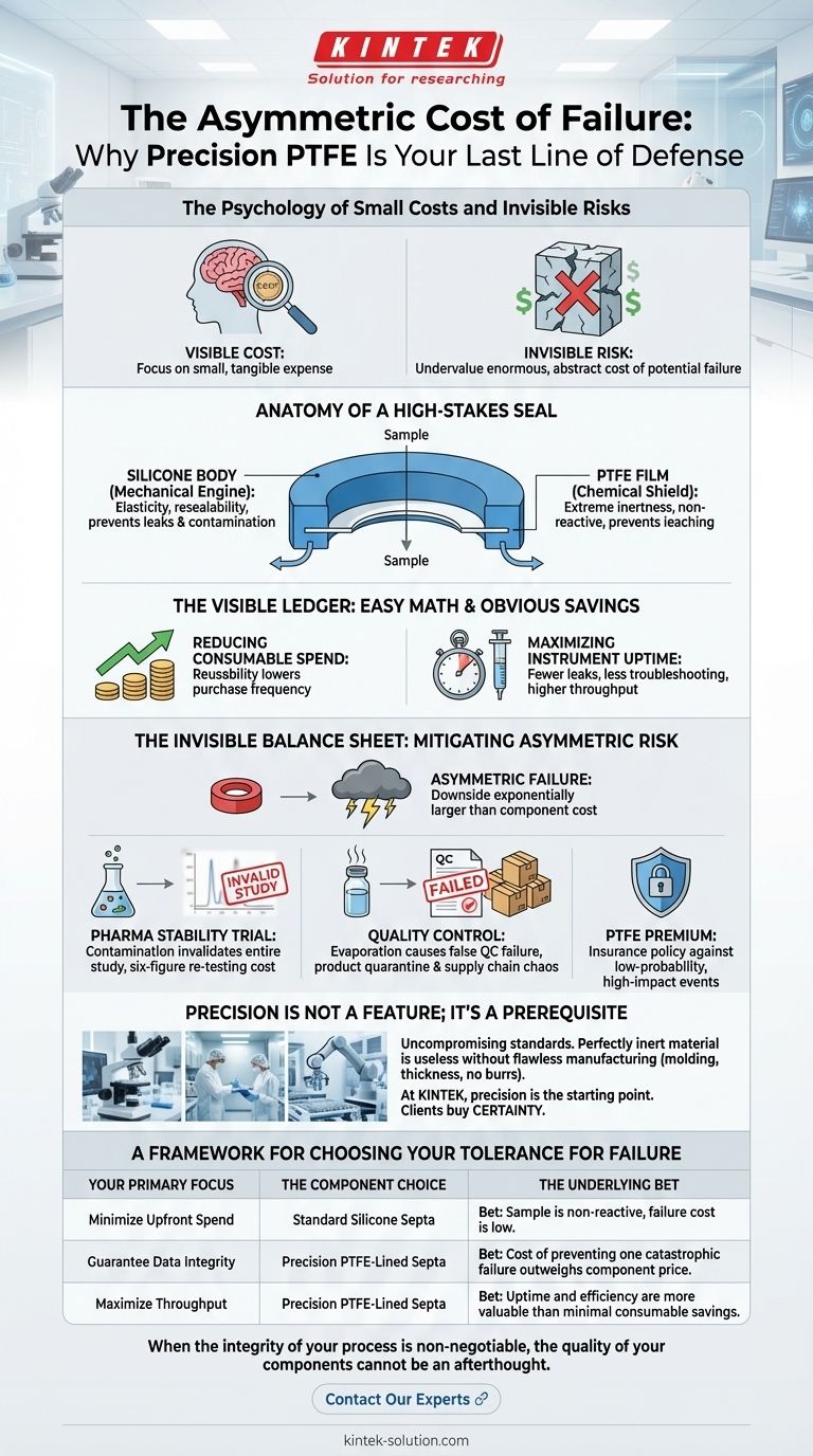 The Asymmetric Cost of Failure: Why Precision PTFE Is Your Last Line of Defense Visual Guide