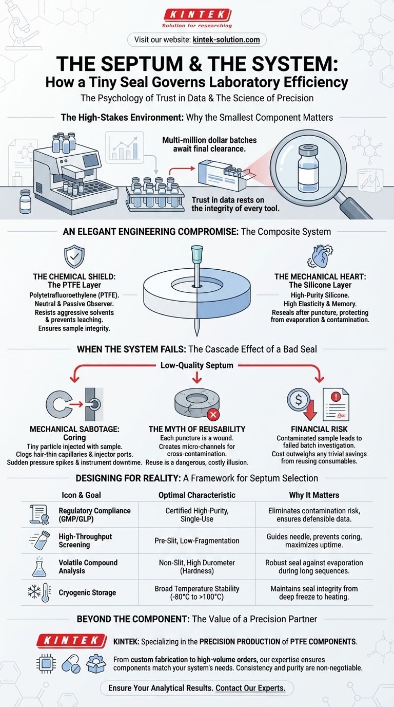 격막과 시스템: 작은 씰이 실험실 효율성을 어떻게 관리하는가 시각적 가이드