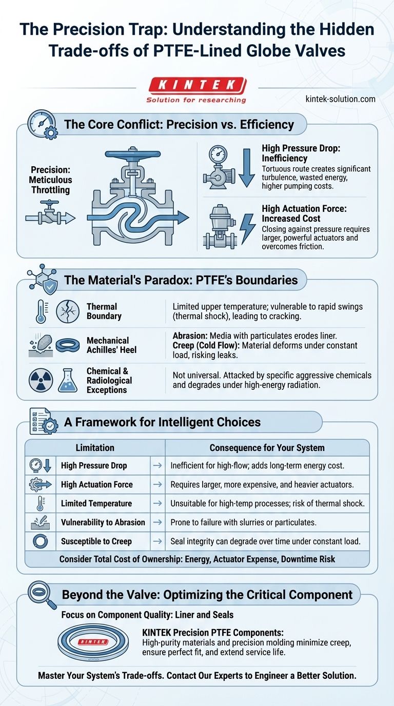 Die Präzision-Falle: Verstehen der versteckten Kompromisse von PTFE-ausgekleideten Regelventilen Visuelle Anleitung