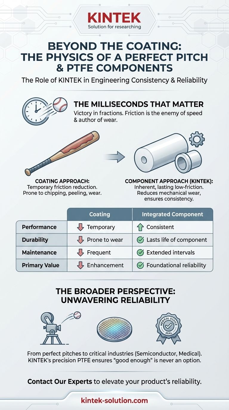 Beyond the Coating: The Physics of a Perfect Pitch and the Role of PTFE Components Visual Guide