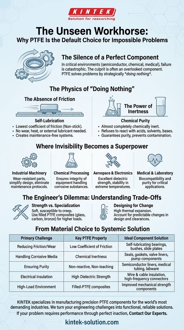 Der unsichtbare Arbeitstier: Warum PTFE die Standardwahl für unmögliche Probleme ist Visuelle Anleitung