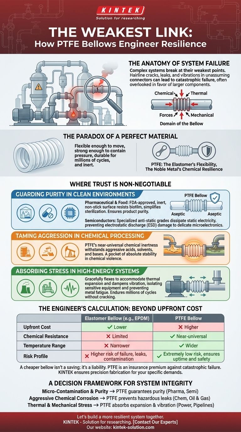 The Weakest Link: How PTFE Bellows Engineer Resilience into Critical Systems Visual Guide
