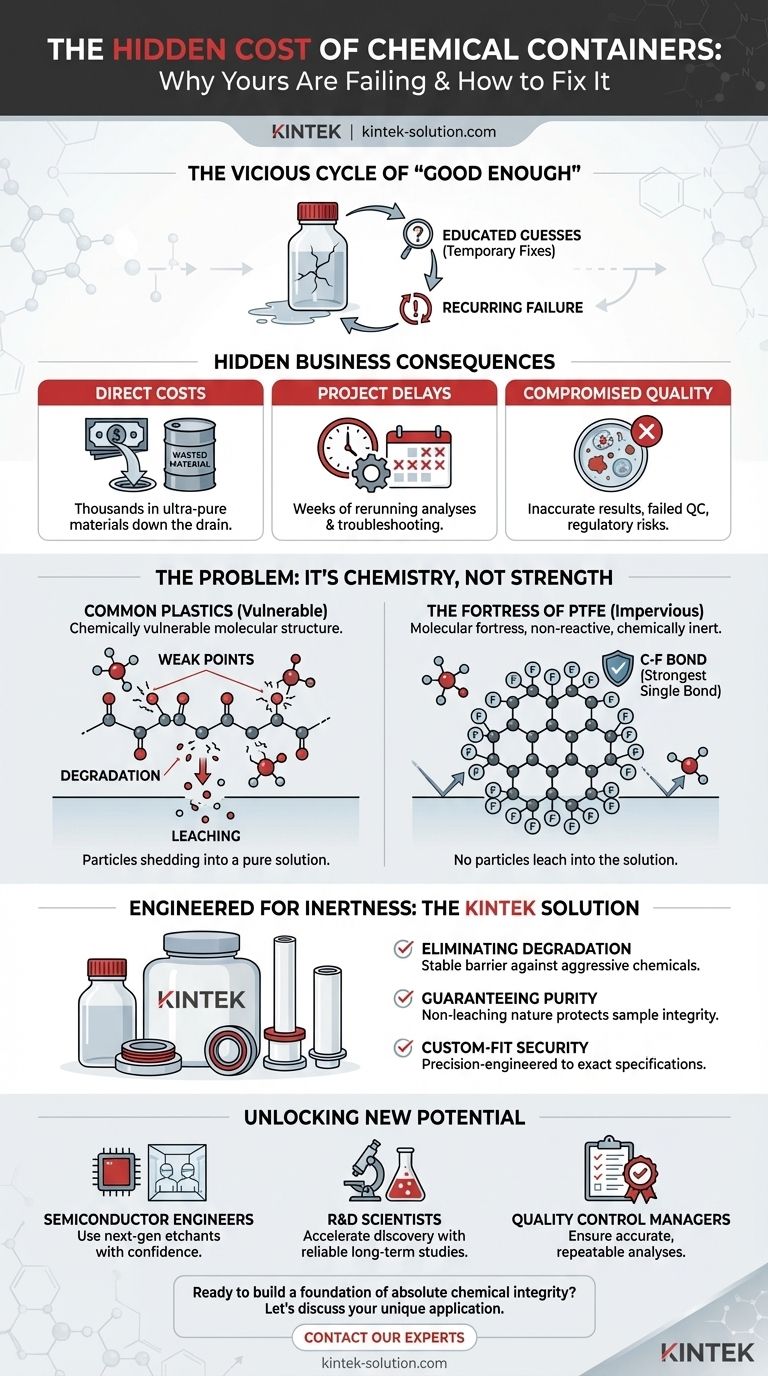 Die versteckten Kosten von Chemiebehältern: Warum Ihre versagen und wie Sie sie beheben können Visuelle Anleitung