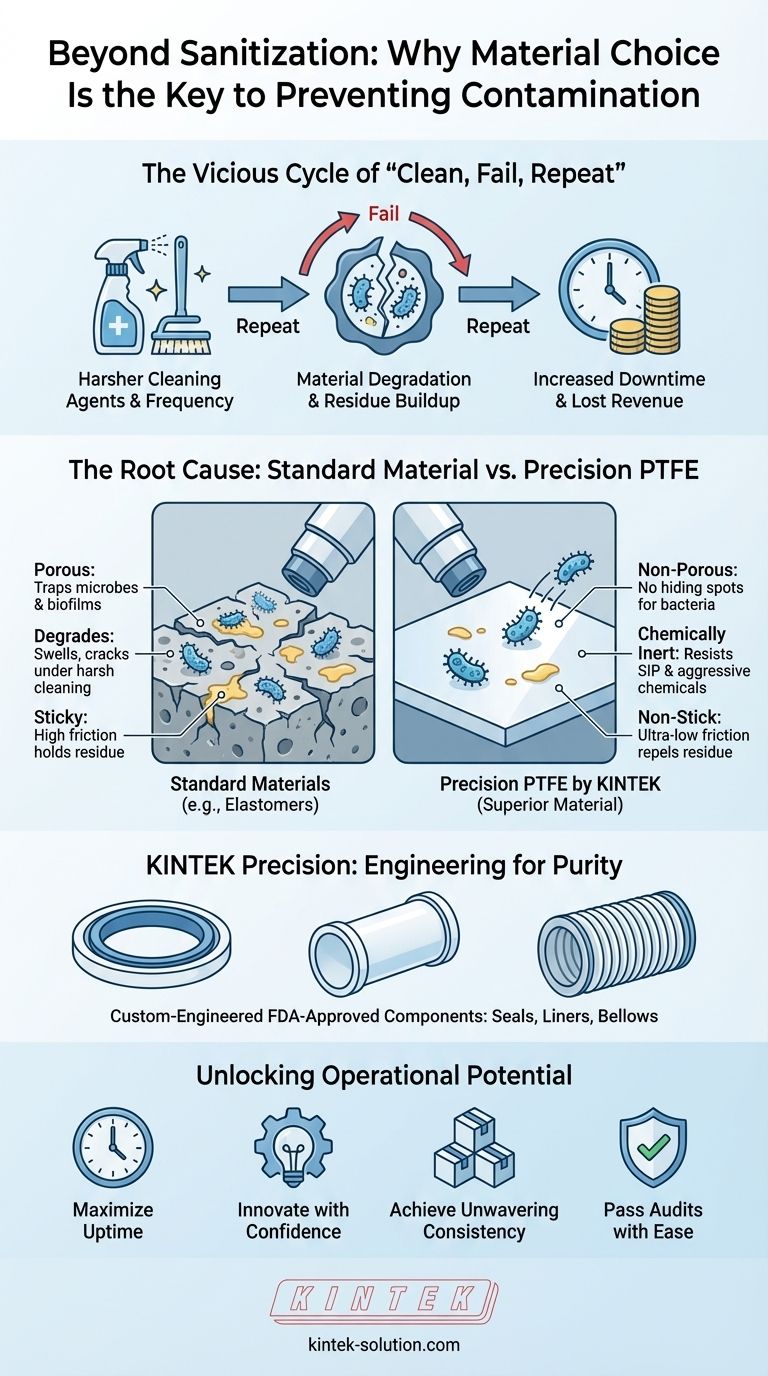 Jenseits der Desinfektion: Warum Ihre Materialwahl der wahre Schlüssel zur Verhinderung von Kontaminationen ist Visuelle Anleitung