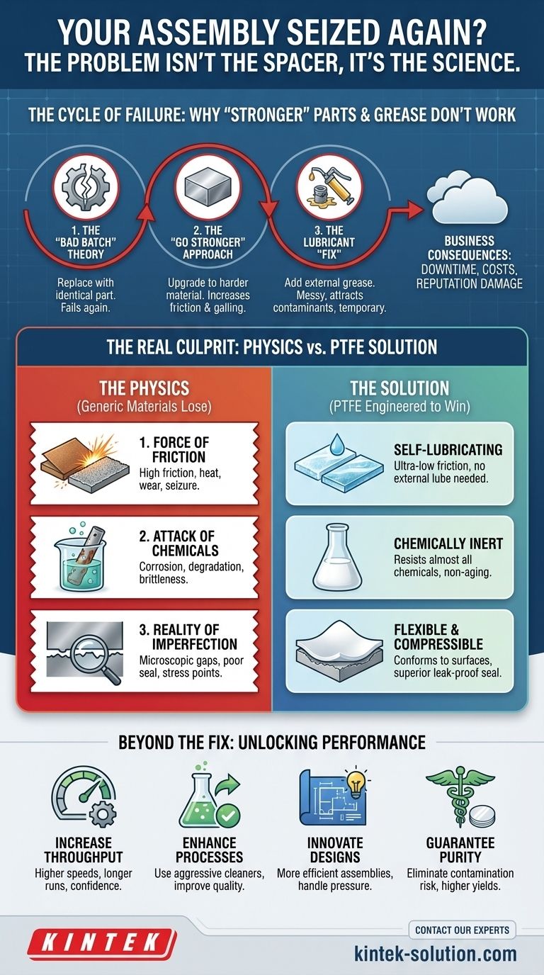 Your Assembly Seized Again? The Problem Isn't the Spacer, It's the Science. Visual Guide