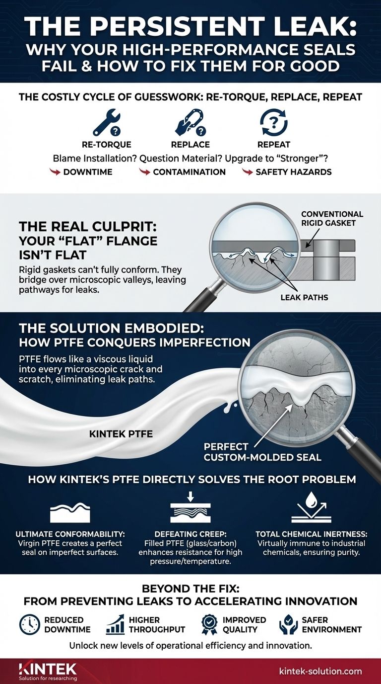 A Fuga Persistente: Por Que Suas Vedações de Alto Desempenho Falham e Como Corrigi-las Definitivamente Guia Visual