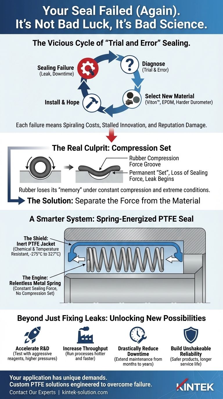 Your Seal Failed (Again). It’s Not Bad Luck, It’s Bad Science. Visual Guide