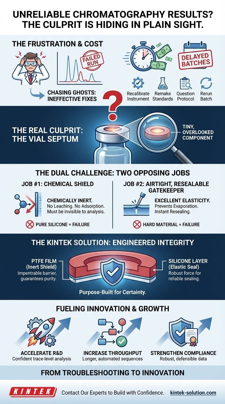 Your Chromatography Results Are Unreliable. The Culprit Is Hiding in Plain Sight. Visual Guide