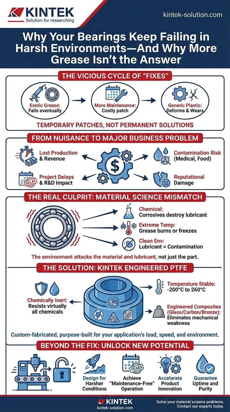Why Your Bearings Keep Failing in Harsh Environments—And Why More Grease Isn't the Answer Visual Guide