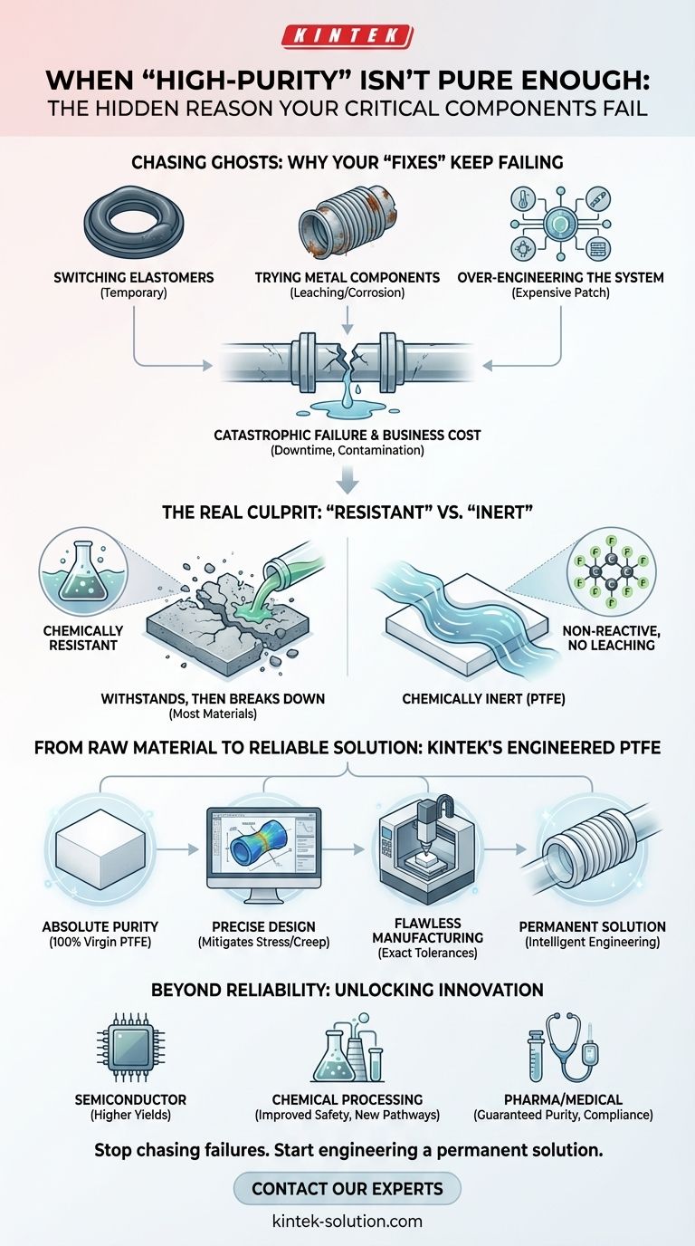 Wenn "hochrein" nicht rein genug ist: Der versteckte Grund für das Versagen Ihrer kritischen Komponenten Visuelle Anleitung
