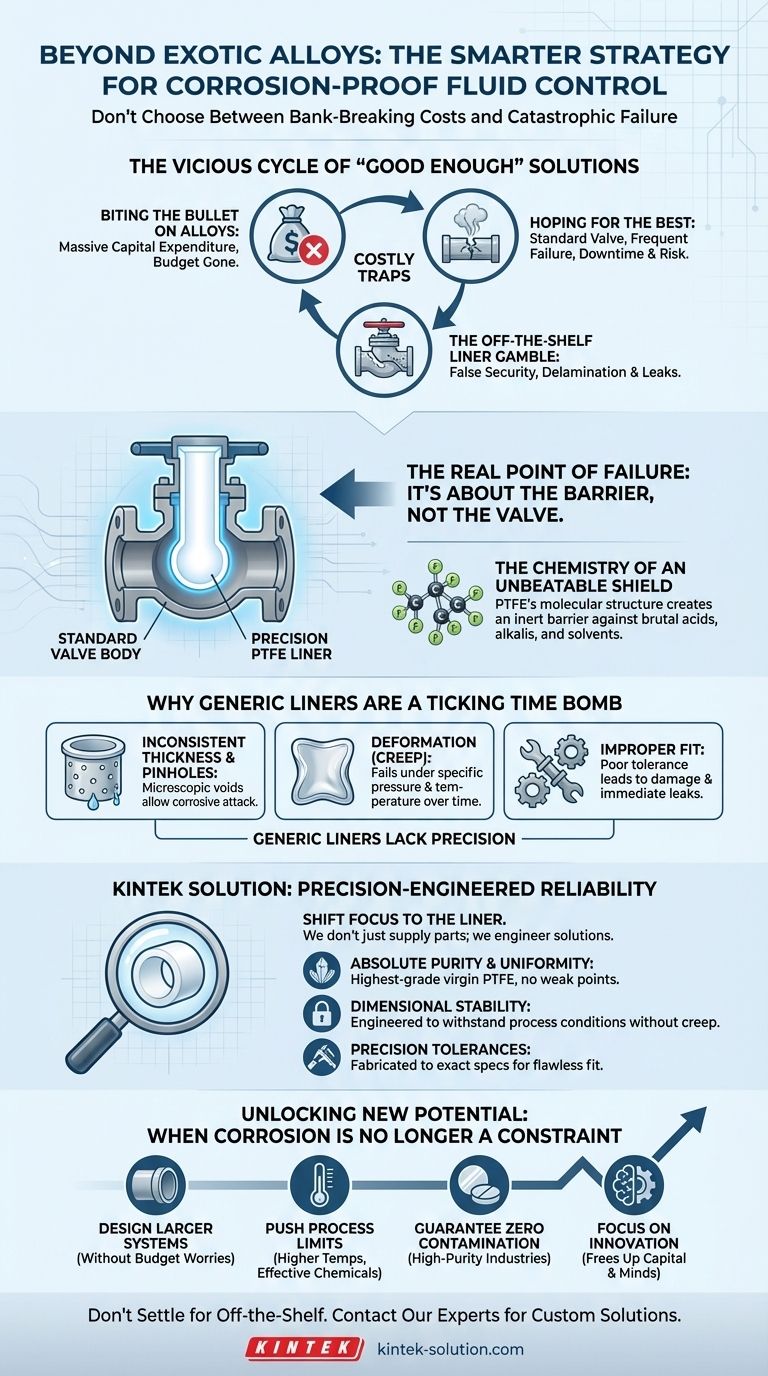 Jenseits exotischer Legierungen: Die intelligentere Strategie für korrosionsbeständige Fluidkontrolle Visuelle Anleitung