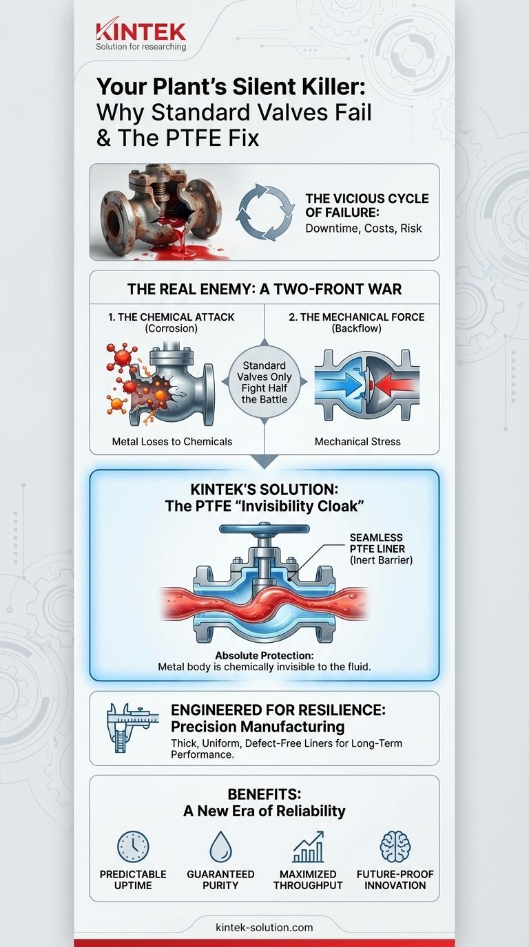 Der stille Killer Ihrer Anlage: Warum Standardventile bei korrosiven Chemikalien versagen (und die eine Lösung, die funktioniert) Visuelle Anleitung