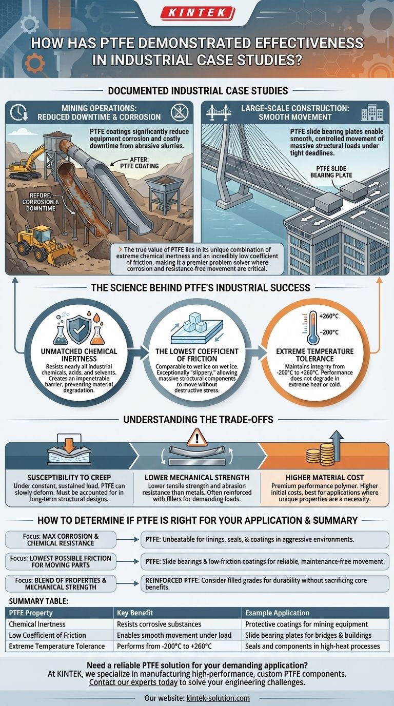 Wie hat sich PTFE in industriellen Fallstudien als wirksam erwiesen? Bewährte Lösungen für raue Umgebungen Visuelle Anleitung