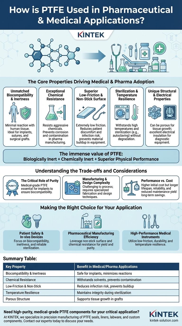 Как ПТФЭ используется в фармацевтических и медицинских целях? Жизненно важно для безопасности и эффективности Визуальное руководство