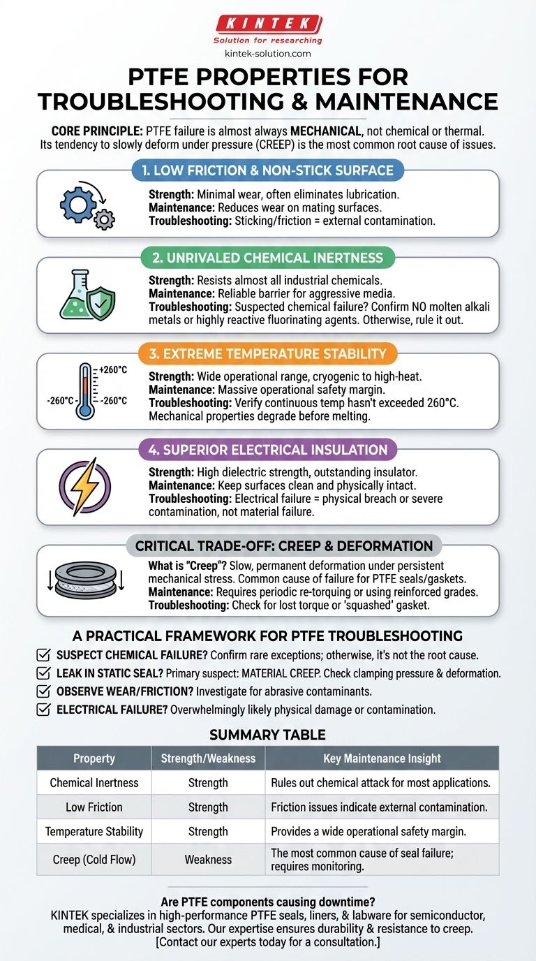 トラブルシューティングとメンテナンスに関連するPTFEの主要な特性は何ですか？PTFEの長所と短所をマスターしましょう ビジュアルガイド