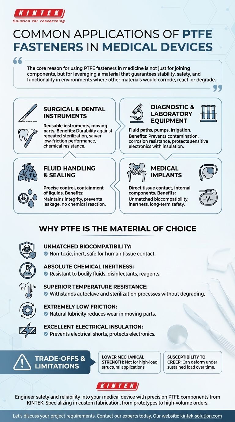 의료 기기에서 PTFE 패스너의 일반적인 응용 분야는 무엇입니까? 안전성과 신뢰성 보장 시각적 가이드