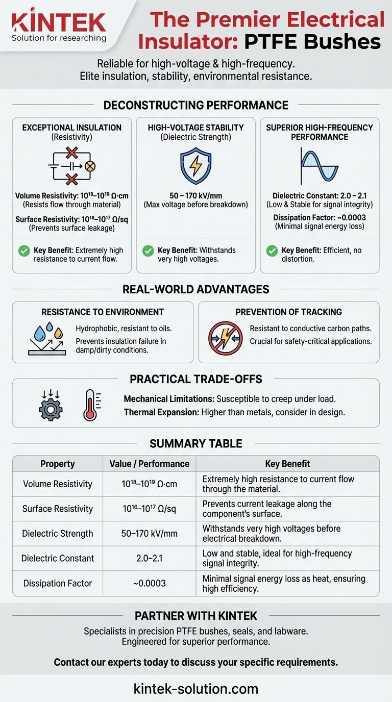 PTFE 부싱의 전기적 특성은 무엇입니까? 고성능 애플리케이션을 위한 뛰어난 절연체 시각적 가이드