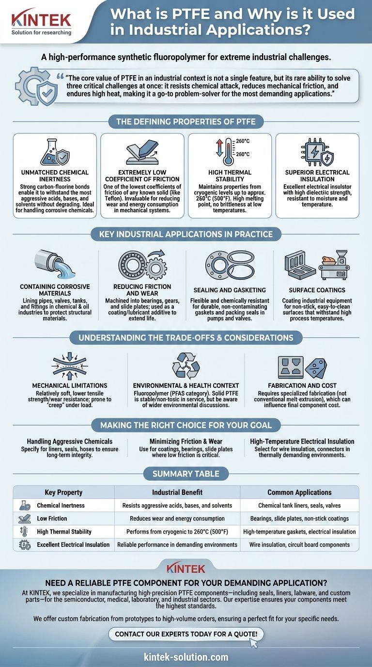 Что такое ПТФЭ и почему он используется в промышленных целях? | Идеальный материал для суровых условий эксплуатации Визуальное руководство