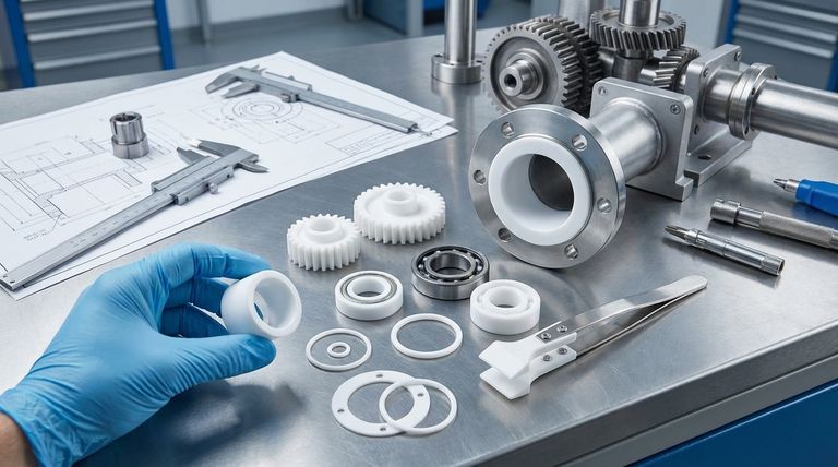 ما هي الاستخدامات الشائعة للتفلون في الهندسة الميكانيكية؟ حل تحديات الاحتكاك والختم والتآكل