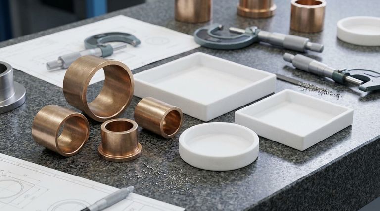 Quali vantaggi offrono le boccole in PTFE caricato al 40% di bronzo? Aumento della capacità di carico, resistenza all'usura e dissipazione del calore