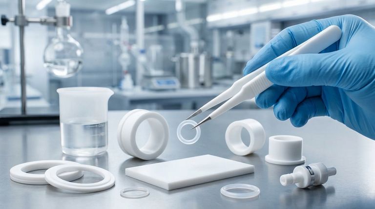 ¿Qué tipos de productos terminados se fabrican con PTFE? Juntas, cojinetes, material de laboratorio y más