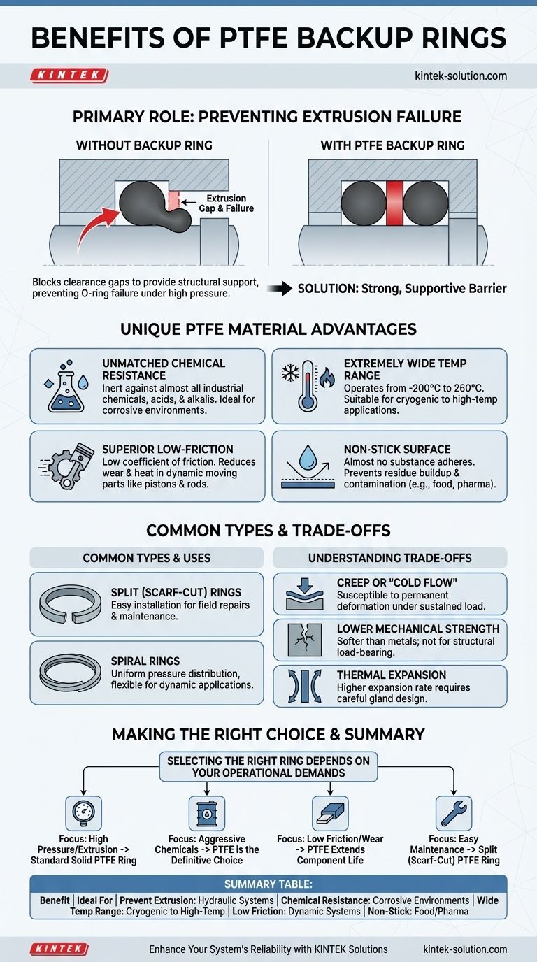 PTFE 백업 링의 이점은 무엇입니까? 고압 시스템에서 씰 수명 연장 시각적 가이드