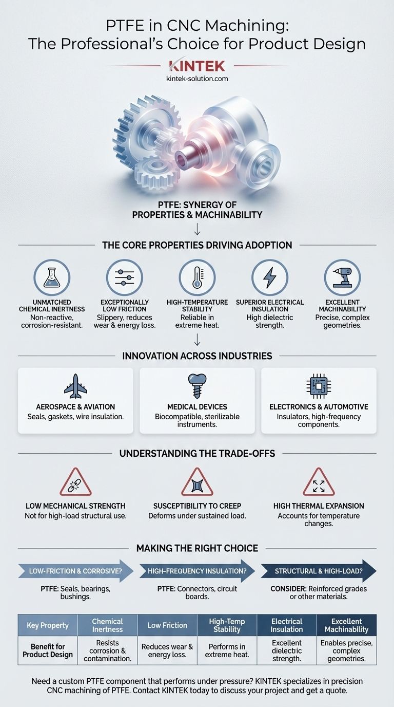 Why is PTFE preferred in CNC machining for product design? Unlock High-Performance Components Visual Guide