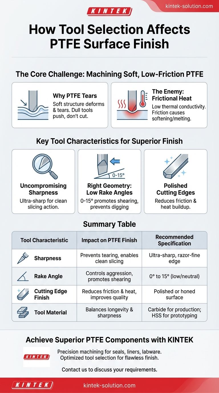 공구 선택이 PTFE 표면 마감에 어떤 영향을 미치나요? 올바른 공구로 흠집 없는 마감을 달성하세요 시각적 가이드