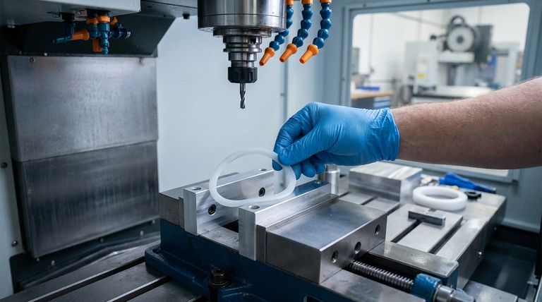 가공 중 얇은 벽 PTFE 부품은 어떻게 고정해야 할까요? 올바른 고정 장치로 변형을 방지하는 방법