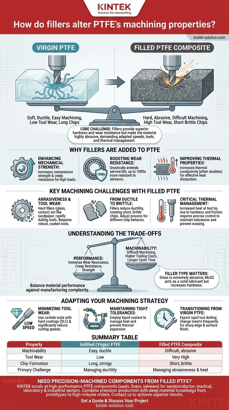 Как наполнители изменяют обрабатываемость ПТФЭ? Руководство по усмирению абразивных композитов Визуальное руководство