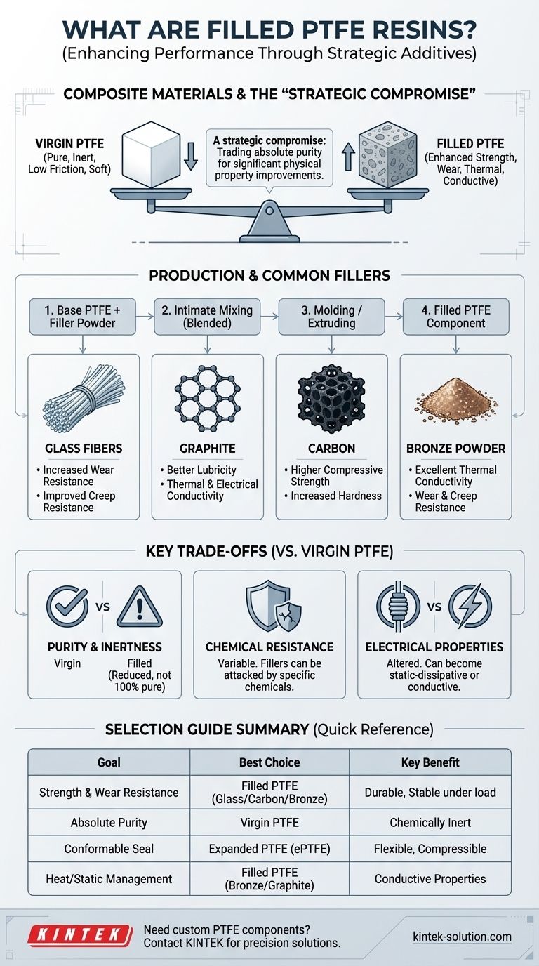 충전 PTFE 수지란 무엇이며 어떻게 생산되나요? 향상된 성능 소재 가이드 시각적 가이드