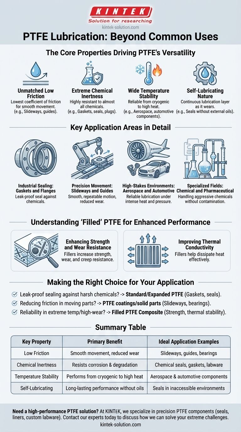 PTFE 윤활이 이점을 제공하는 다른 응용 분야는 무엇입니까? 극한의 윤활 및 씰링 문제를 해결하십시오 시각적 가이드