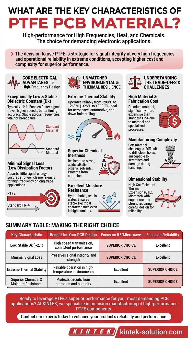 PTFE PCB 재료의 주요 특징은 무엇입니까? 가혹한 환경을 위한 뛰어난 성능 시각적 가이드