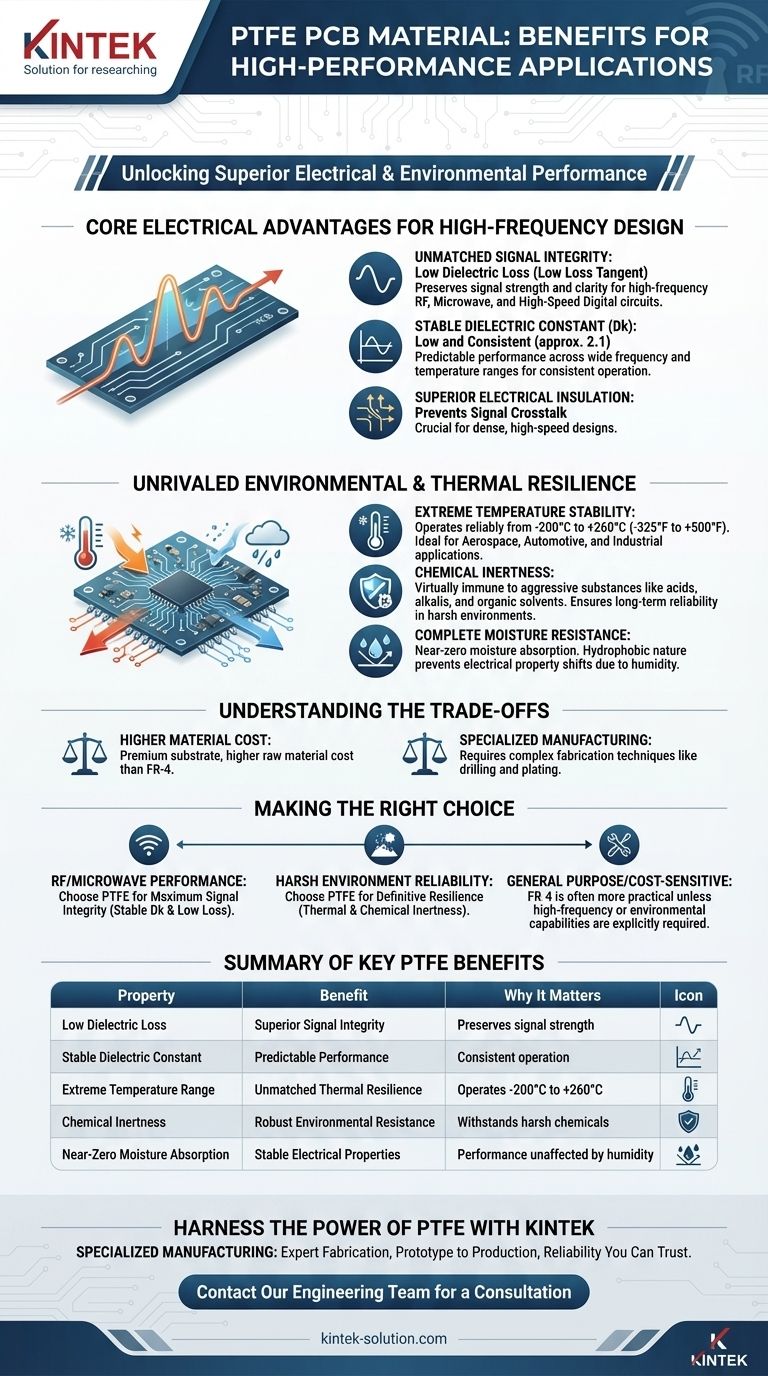 PTFE PCB 재료를 사용할 때의 이점은 무엇입니까? 우수한 고주파 성능 및 신뢰성 확보 시각적 가이드