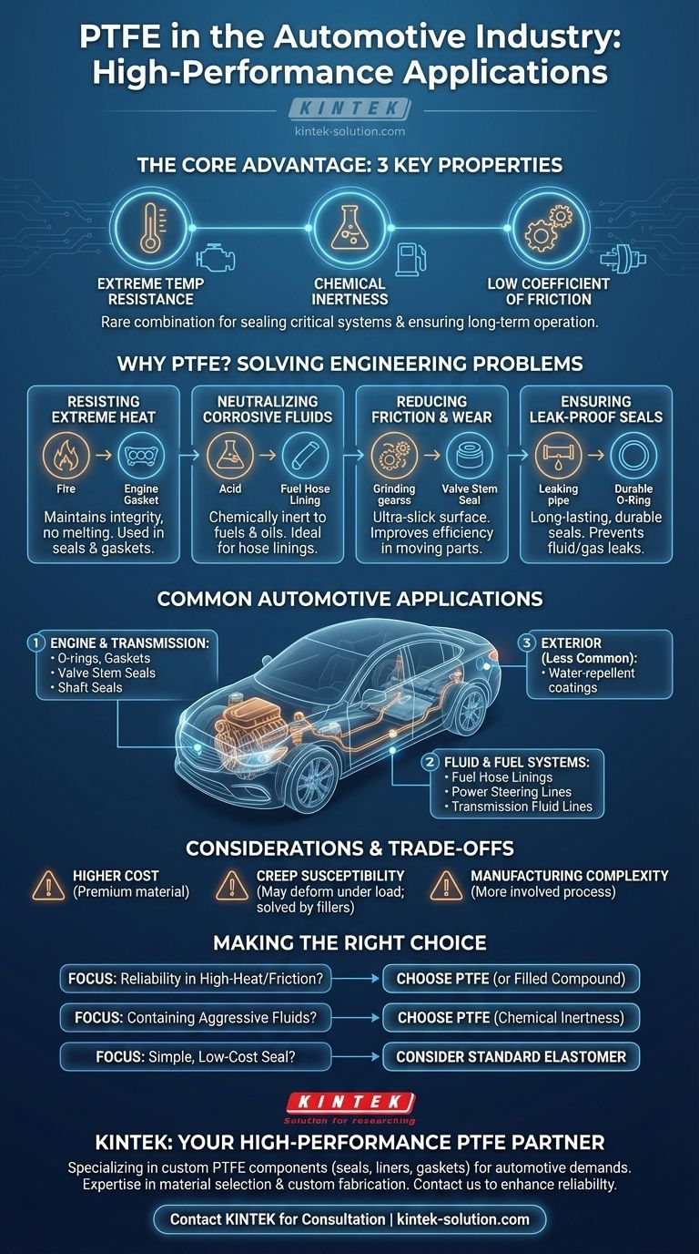 PTFE의 자동차 산업에서의 용도는 무엇인가요? 극한 조건에서의 신뢰성 보장 시각적 가이드