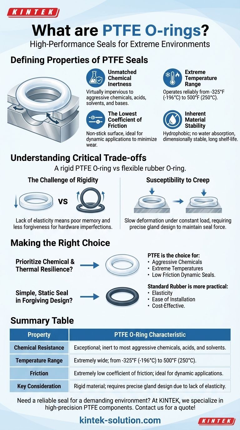 什么是PTFE O型圈？用于极端条件的高性能密封件 图解指南