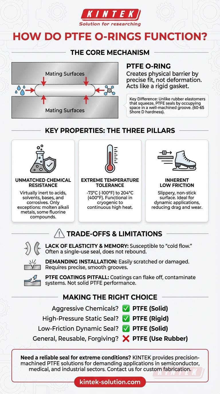 كيف تعمل حلقات O المصنوعة من PTFE؟ دليل لعمليات الختم عالية الأداء في البيئات الصعبة دليل مرئي