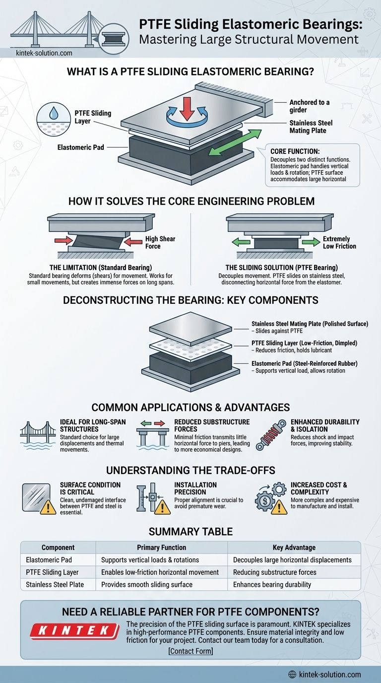 PTFE 슬라이딩 탄성 베어링이란 무엇인가요? 대규모 구조적 움직임을 관리하기 위한 가이드 시각적 가이드