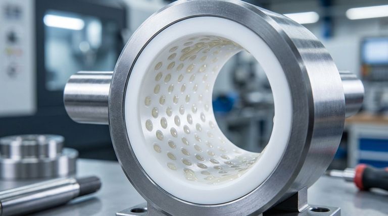 PTFE 베어링 표면의 딤플(오목한 부분)의 목적은 무엇입니까? 윤활 및 수명 연장