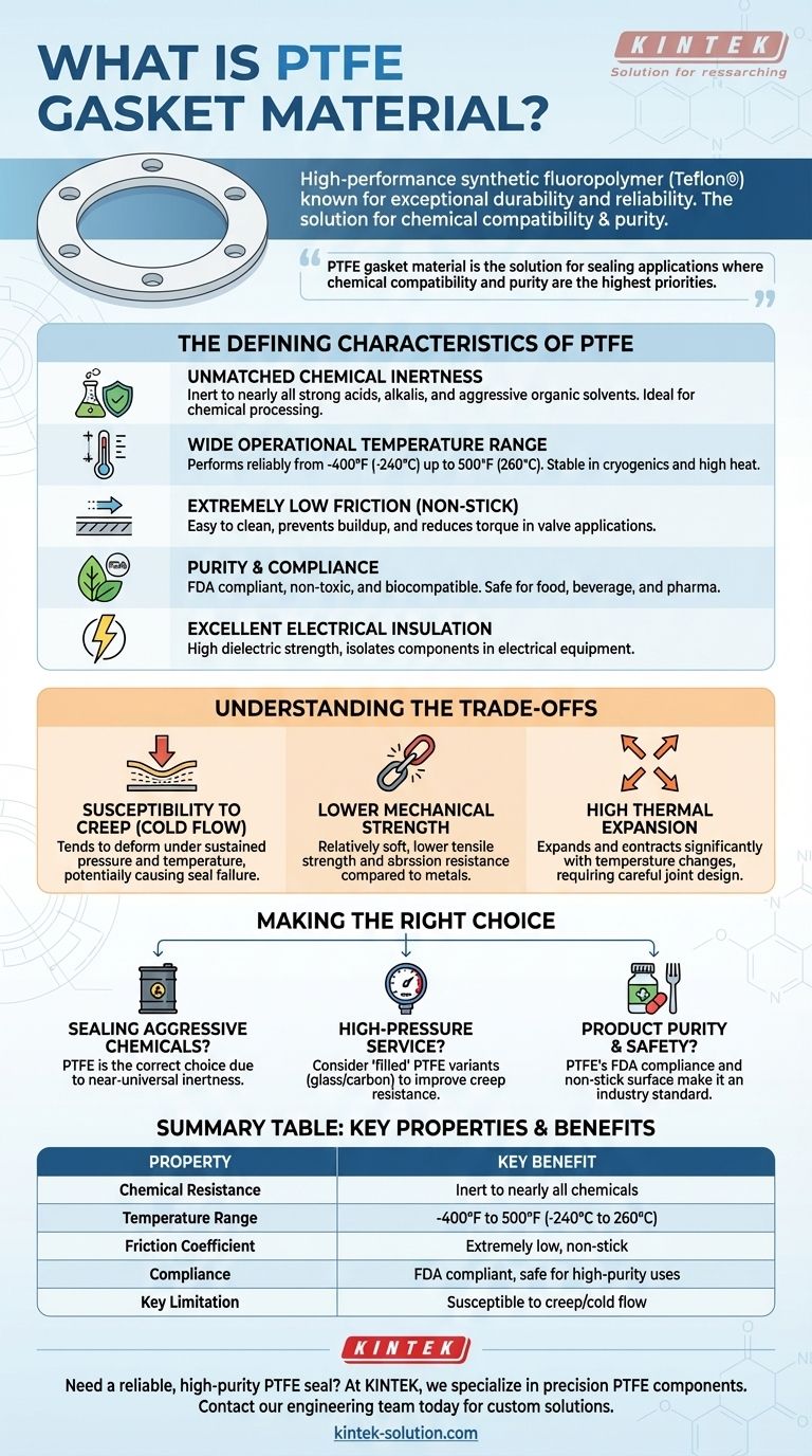 PTFE 개스킷 재질이란 무엇인가? 내화학성 씰링을 위한 궁극의 가이드 시각적 가이드