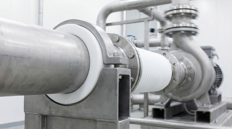 Какую роль играет ПТФЭ в гашении вибрации в трубопроводных системах? | Снижение нагрузки и износа