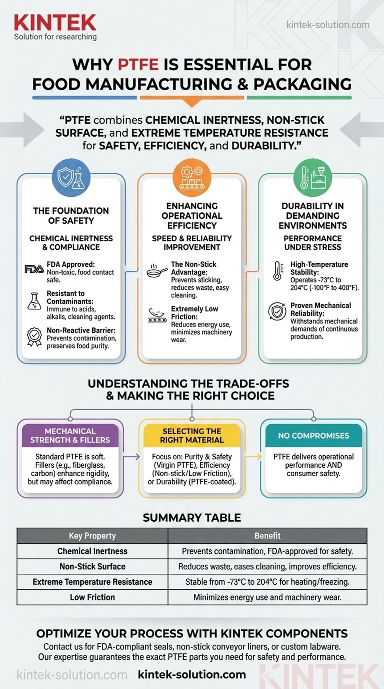 PTFE를 식품 제조 및 포장에 적합하게 만드는 요인은 무엇입니까? 안전성과 효율성을 보장하세요 시각적 가이드