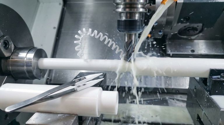 PTFE 테플론 가공을 위한 중요한 팁은 무엇인가요? 날카로운 공구, 냉각, 그리고 정밀함 숙달