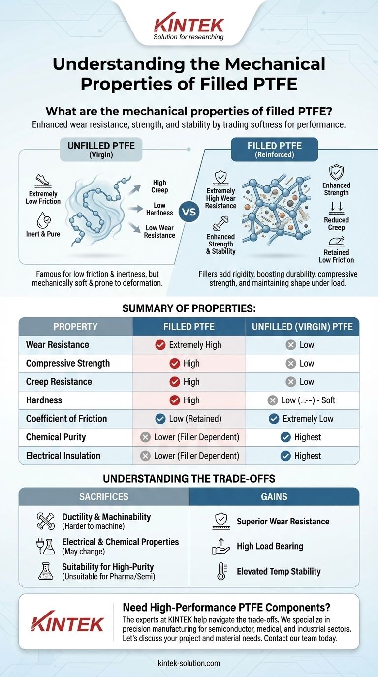 충전 PTFE의 기계적 특성은 무엇입니까? 까다로운 응용 분야를 위한 향상된 내마모성 및 강도 시각적 가이드