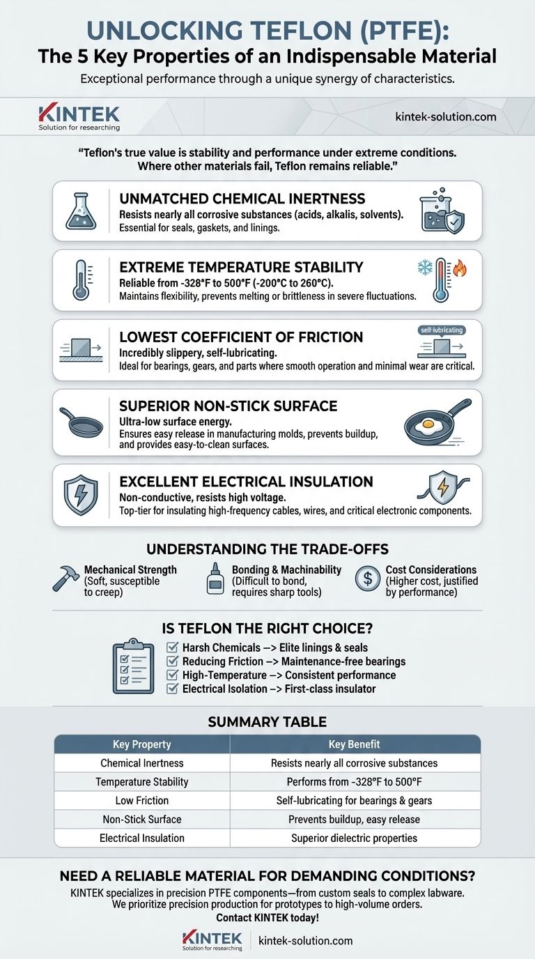 테프론 시트를 돋보이게 하는 주요 특성은 무엇입니까? 극한 조건에서의 탁월한 성능 시각적 가이드