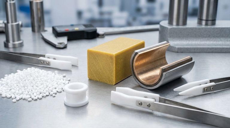 슬라이드 베어링에 사용되는 기본 재료는 무엇입니까? PTFE, 복합재 및 다층 설계 살펴보기
