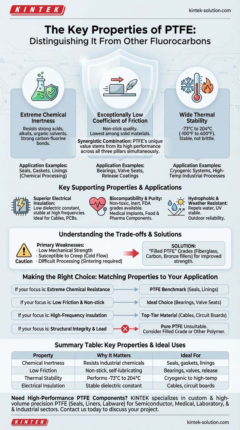 PTFE 的关键特性是什么？探索适用于极端条件下的材料 图解指南