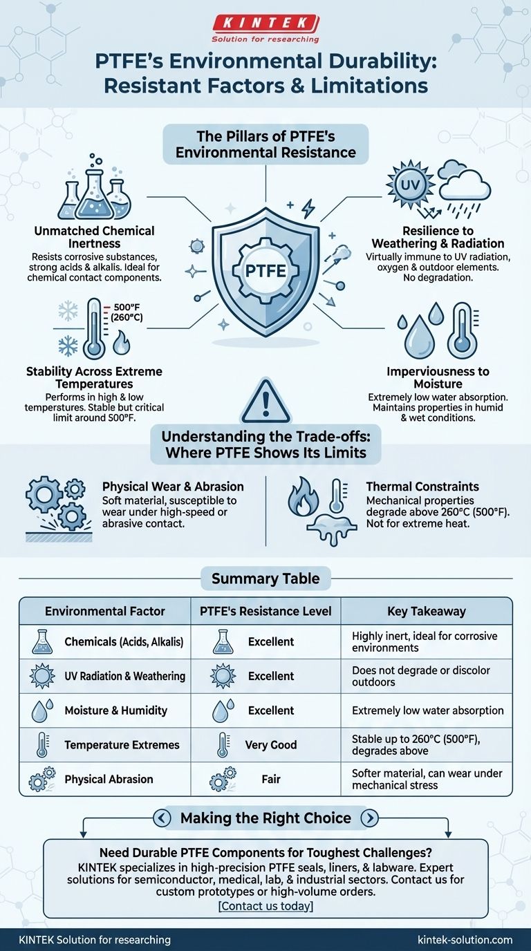 PTFEが耐性を持つ環境要因は何ですか？それが耐久性に貢献している要因とは？その比類なき耐性を発見してください ビジュアルガイド