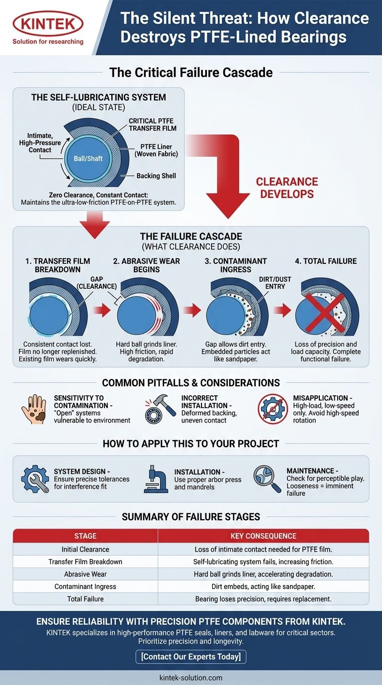 PTFE 라이너 베어링에 유격이 발생하면 어떻게 됩니까? 치명적인 고장에 대한 안내 시각적 가이드